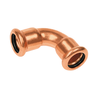 Copper-press Bocht 12mm 90gr.kiwa