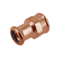 Copper-press Schroefbus 1/2"x12mm kiwa