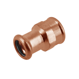 Copper-press Schroefbus 1/2"x12mm kiwa - afb. 1