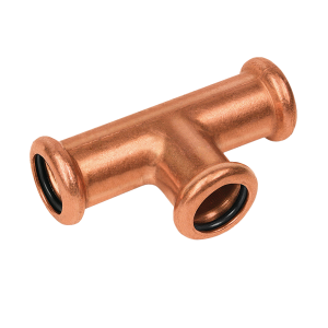 Copper-press T-stuk 22mm kiwa - afb. 1