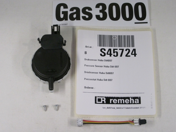 DRUKSENSOR HUBA DDT697 S45724 REMEHA - afb. 1