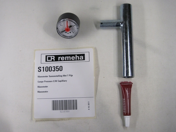 T-STUK + MANOMETER S100350 - afb. 1